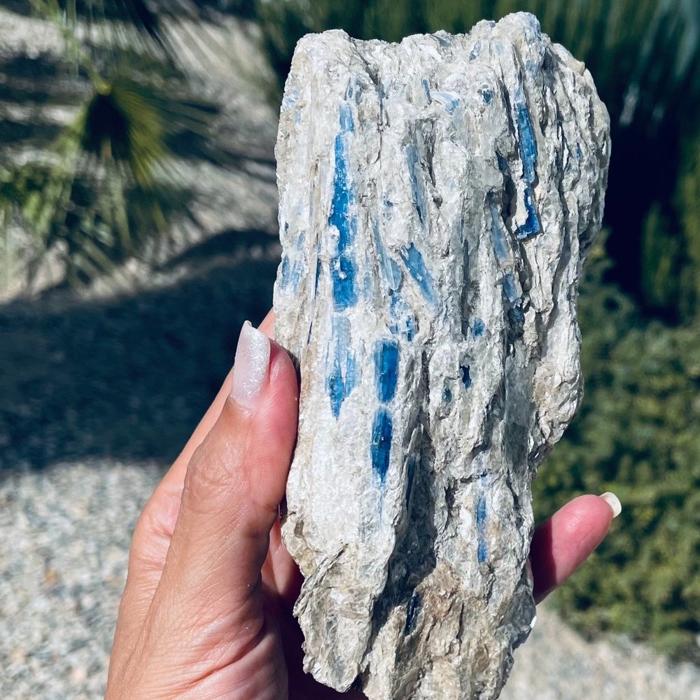 Blue Kayanite/ Black Kayanite and Mica- The Healers Stone